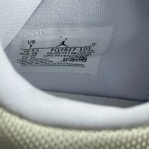 JORDAN Legacy 312 Low - Womens  Sail/Football Grey/Cement Grey/ Sz 7, 7.5, & 8) - Picture 11 of 14